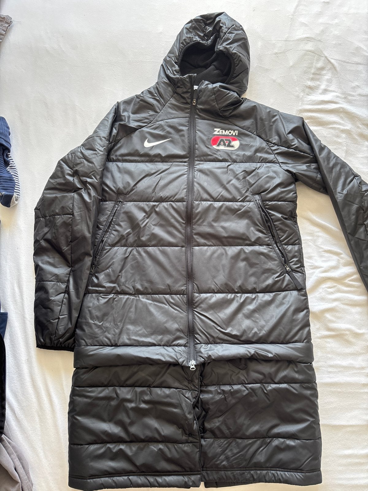 Nike AZ Zemovi Winterjas - Maat M, Ophalen of Verzenden, Zo goed als nieuw, Maat 48/50 (M), Zwart