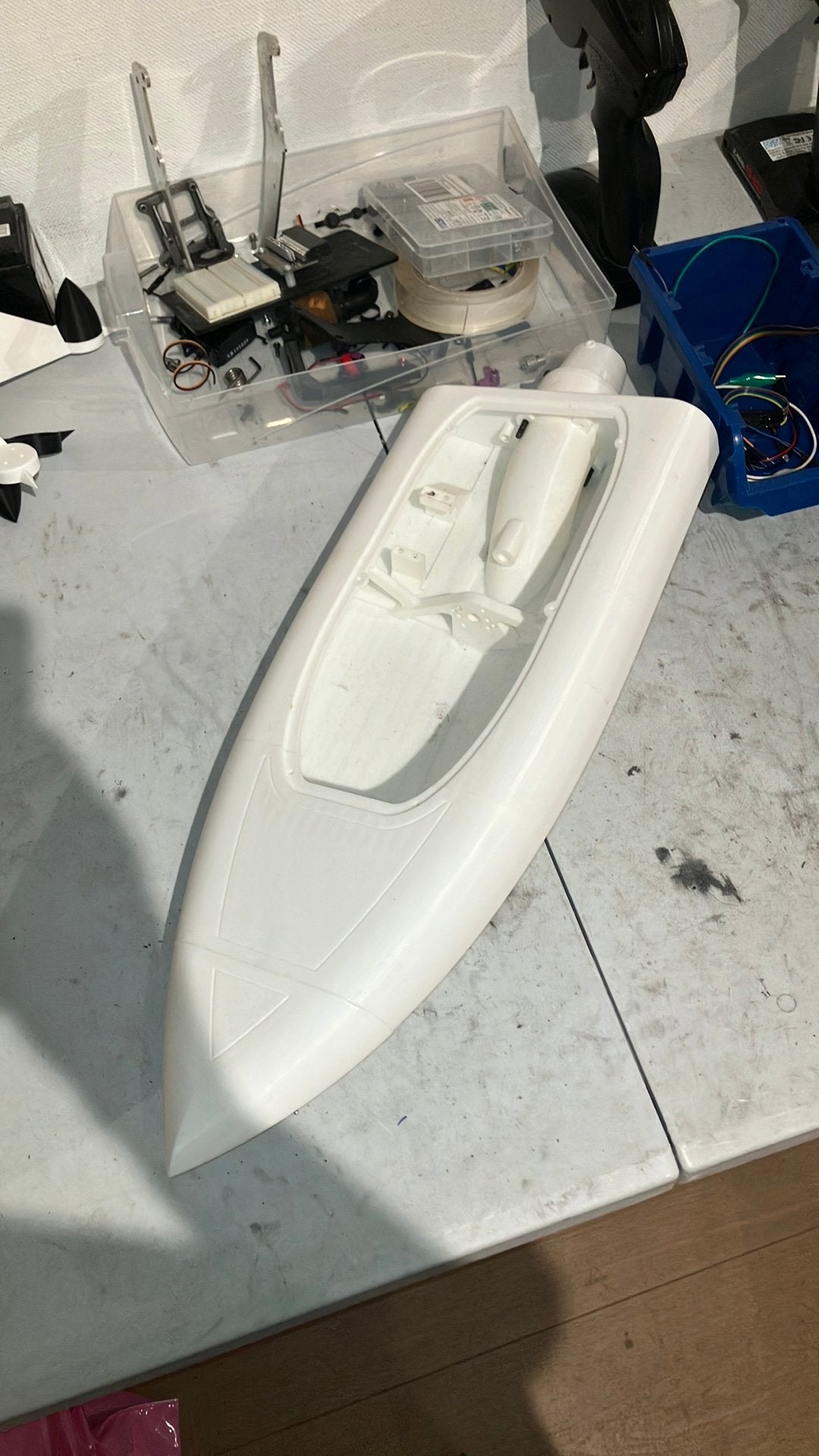Rc 3D geprint rc boat romp, Ophalen of Verzenden, Zo goed als nieuw
