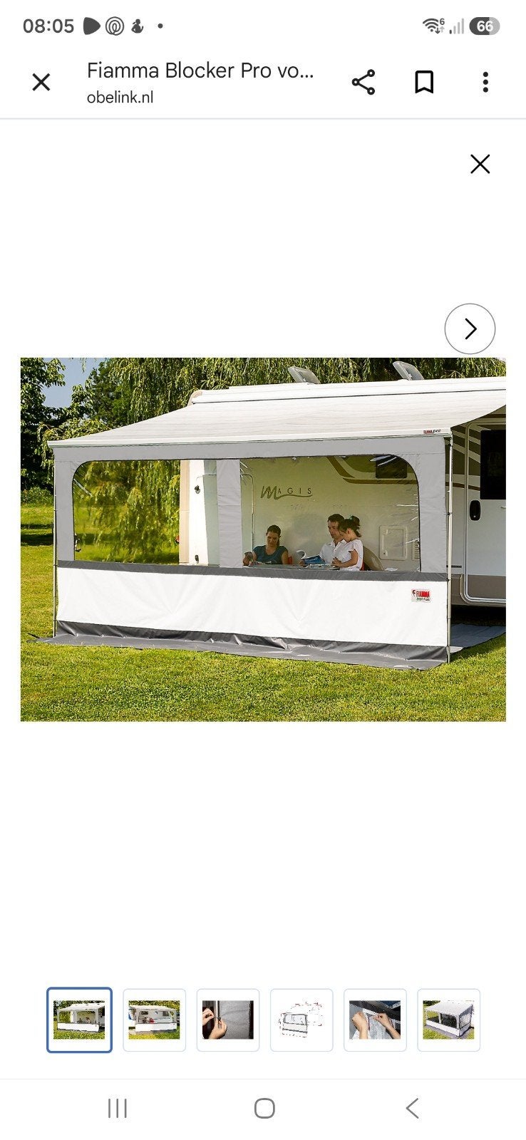 Fiamma Blocker Pro 300/310 Front Panel, Ophalen