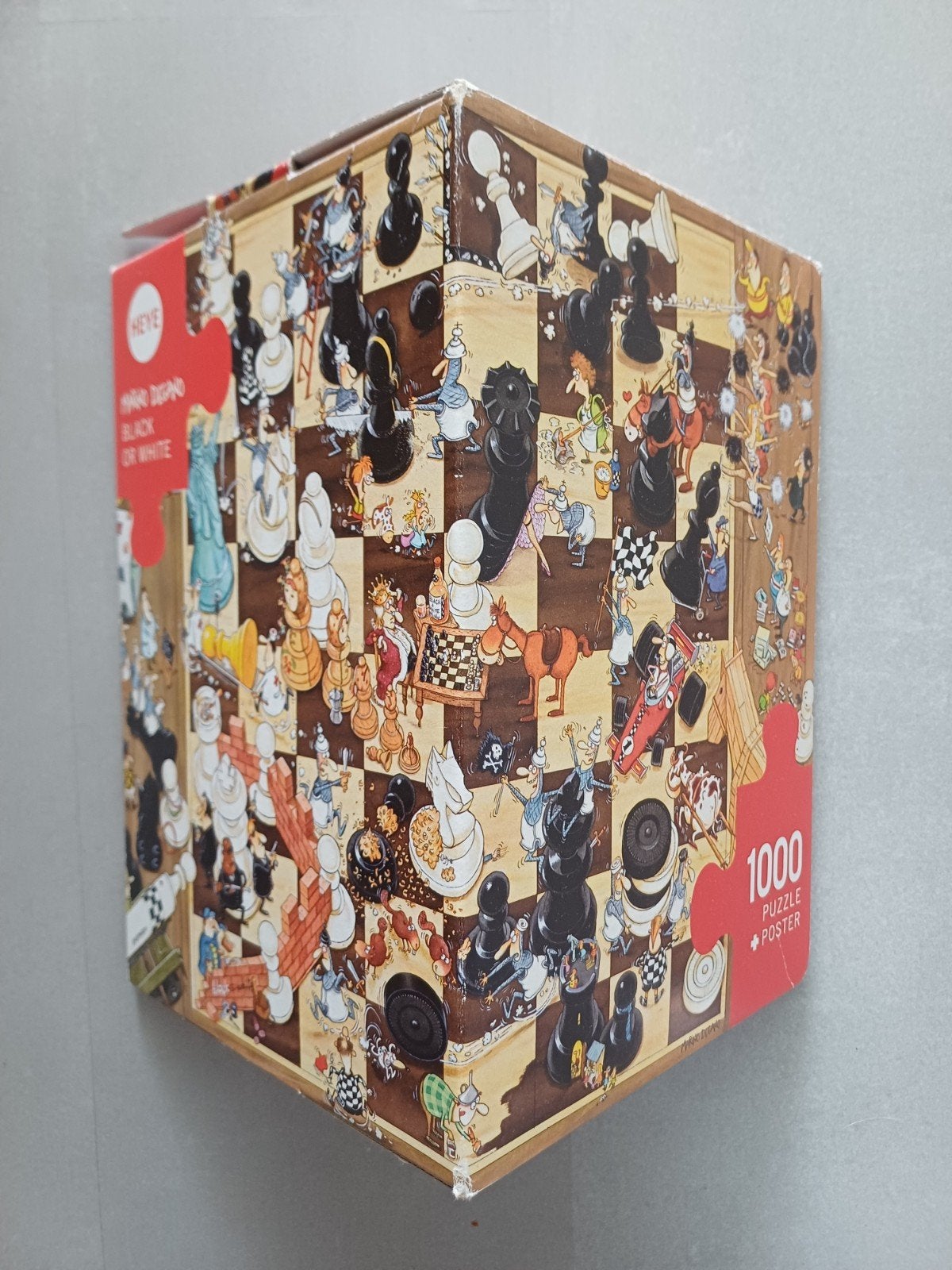 Heye driehoekpuzzel Black or White, Ophalen, 500 t/m 1500 stukjes, Gebruikt