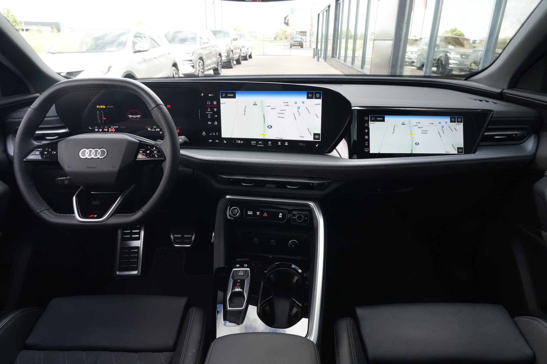 Audi Q5 Sportback 2.0 TFSI e-hybrid quattro S edition Sportb, Auto's, Audi, Automaat, Gebruikt, Zwart, 4 cilinders