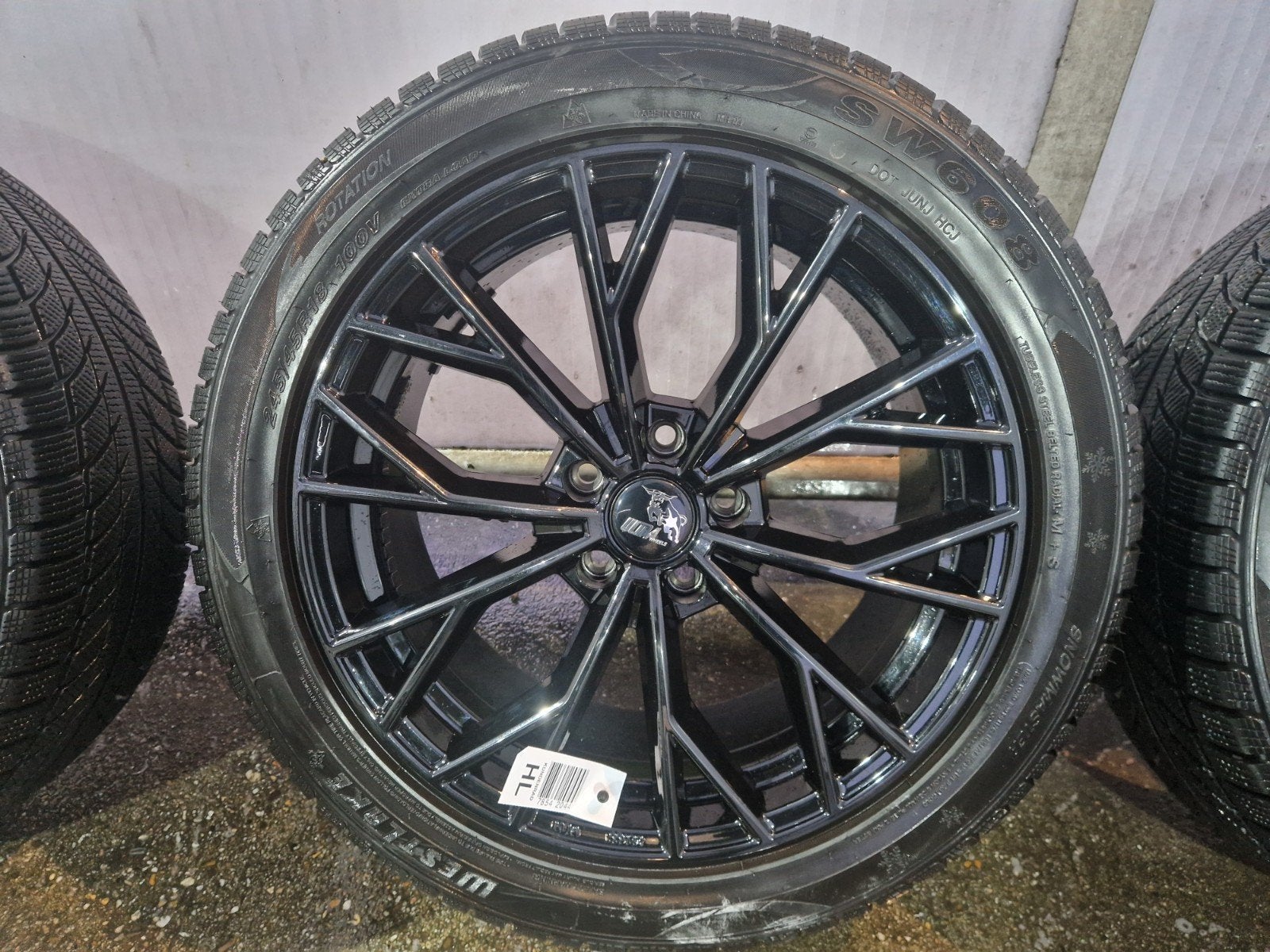Cupra Ateca Formentor Seat Vw Arteon  Passat Zwart 5x112 zga, Ophalen, 18 inch, Banden en Velgen, Winterbanden