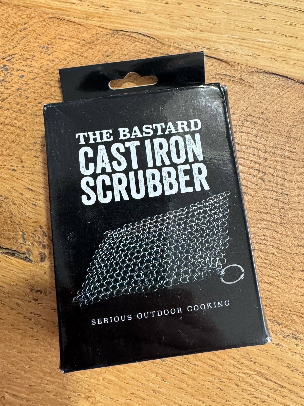 The bastard grillpin iron scrubber nieuw voor de barbeque, Ophalen, Zo goed als nieuw