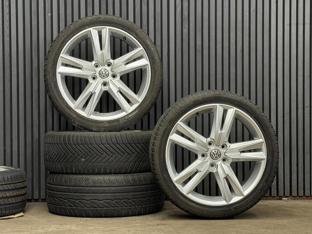 18 inch Volkswagen Golf 5 6 7 8 all season €599,-, Ophalen, Gebruikt, All Season, Banden en Velgen