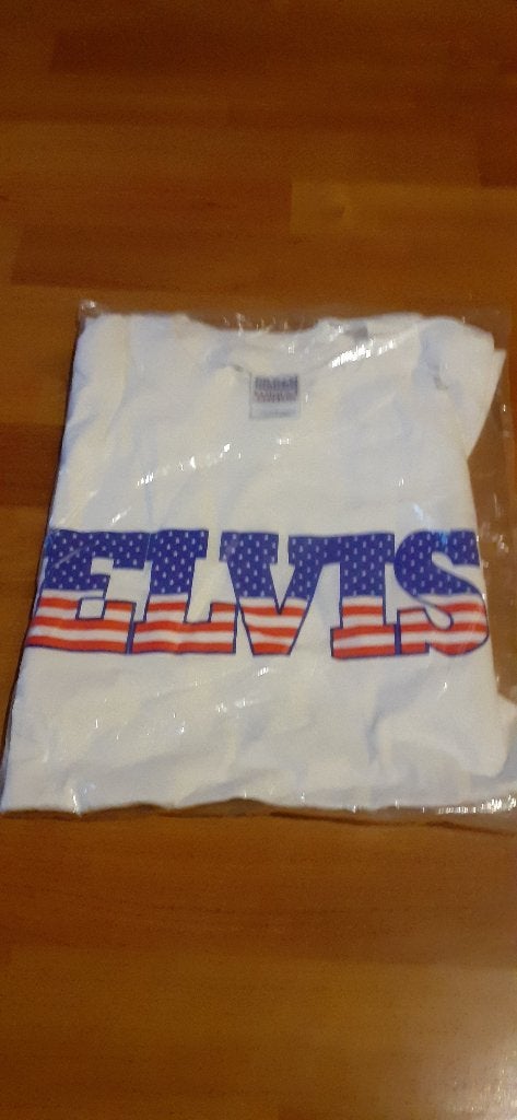 Elvis Presley T Shirt, Kleding | Heren, Ophalen of Verzenden, Nieuw, Maat 52/54 (L), Wit