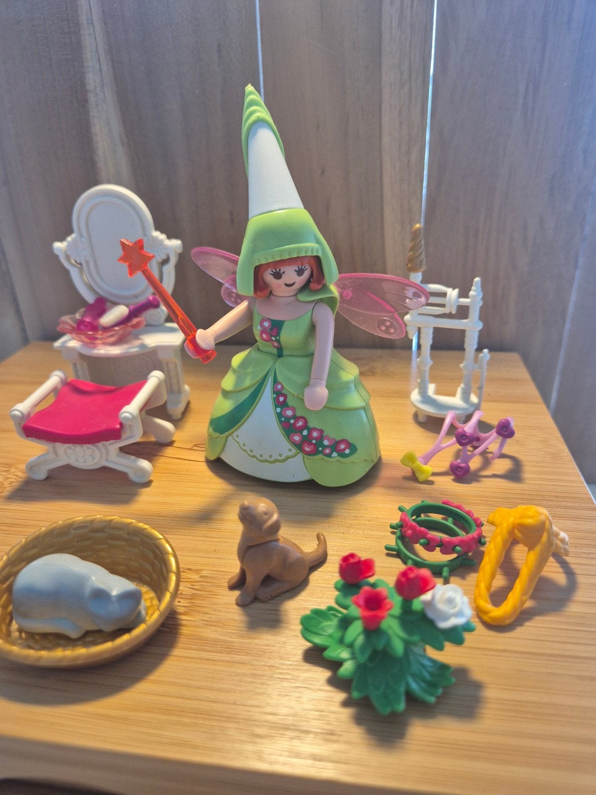 Playmobil Fantasy set 4338 met eenhoorn, fee en accessoires, Gebruikt, Complete set, Fantasy, Ophalen of Verzenden