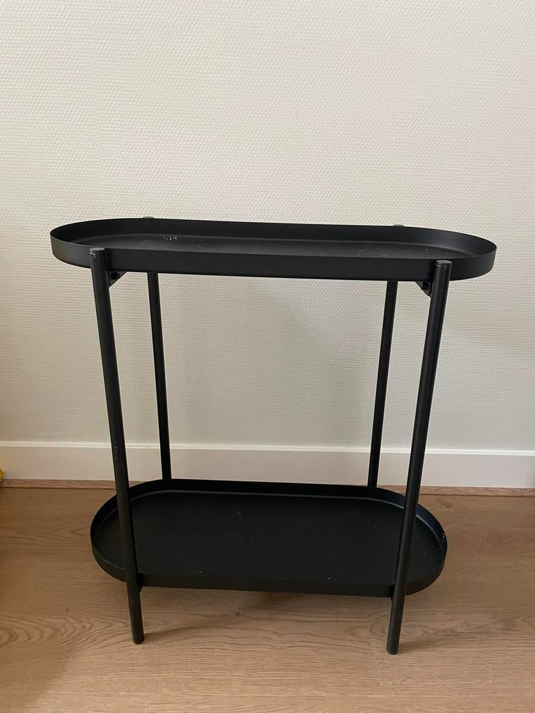 Plantenstandaard, Ophalen of Verzenden, Zo goed als nieuw, 25 tot 50 cm, Rechthoekig