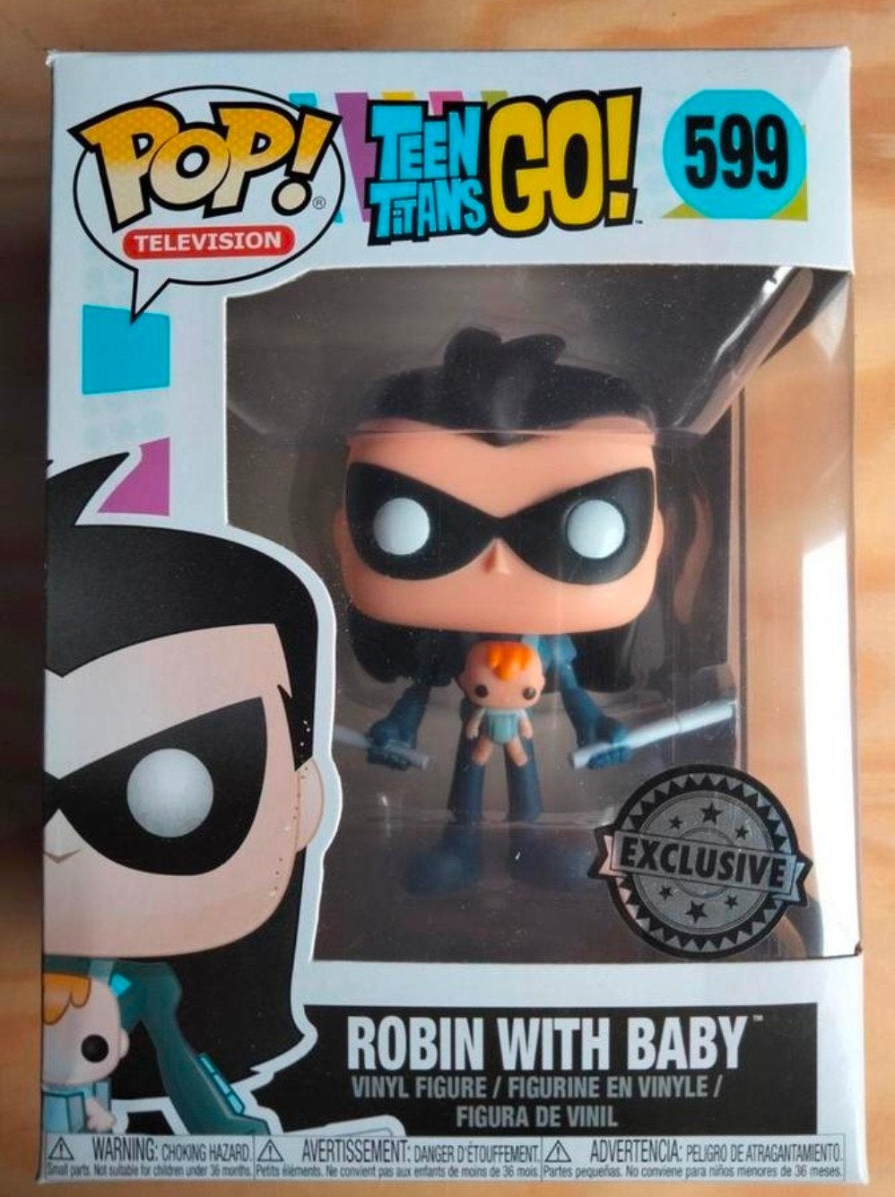 599 Robin With Baby Exclusive Teen Titans Go Funko Pop, Verzenden, Nieuw