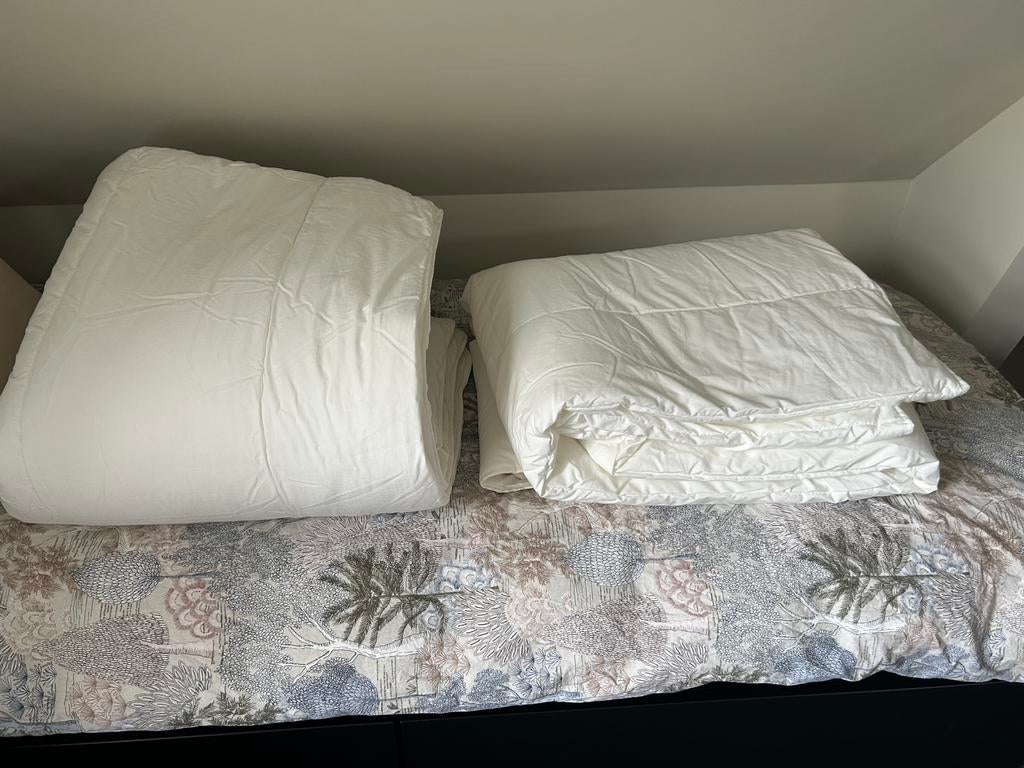 IKEA STJÄRNBRÄCKA 4-seizoenen dekbed 240x220 –goed als nieuw, Ophalen, Wit, Tweepersoons, Zo goed als nieuw