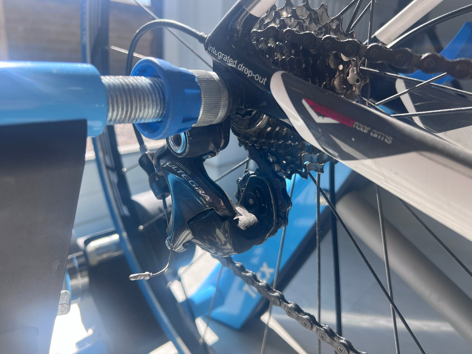 Tacx bike trianer. Roller, Ophalen, Gebruikt