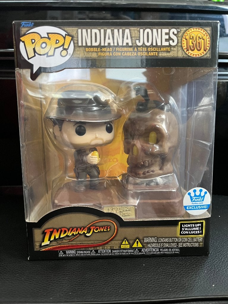 Funko Pop Indiana Jones 1361 Lights Up Nieuw, Ophalen, Nieuw