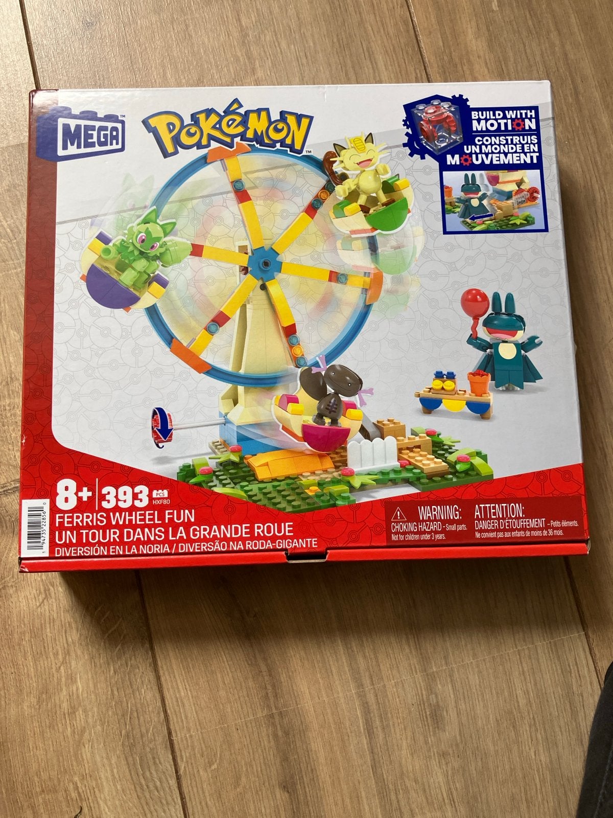 MEGA Pokémon Ferris wheel Kermisrad Bouwset - Nieuw in doos, Ophalen of Verzenden, Nieuw, Overige merken