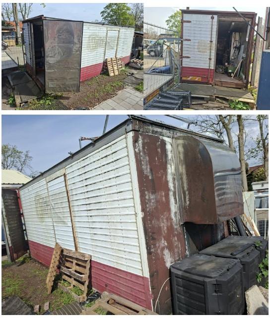 container/koelwagen bak, Ophalen
