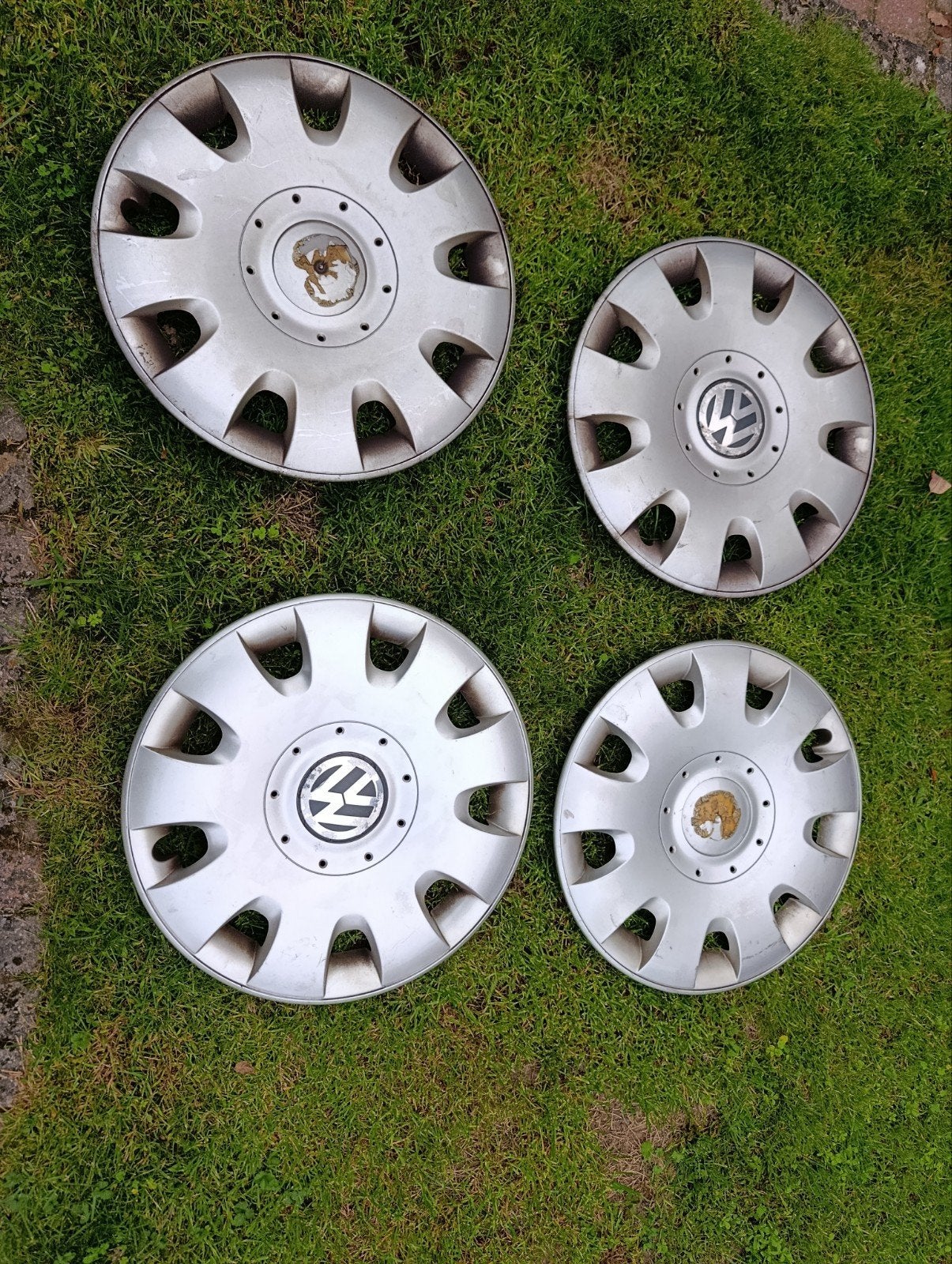 wieldoppen Volkswagen 15 inch, Ophalen of Verzenden, Gebruikt