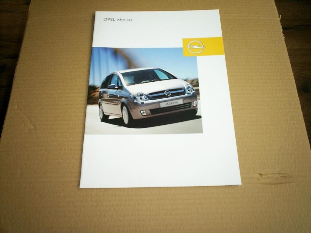 Opel Meriva 11 / 2002 14 pag. Duits, Verzenden, Zo goed als nieuw, Opel