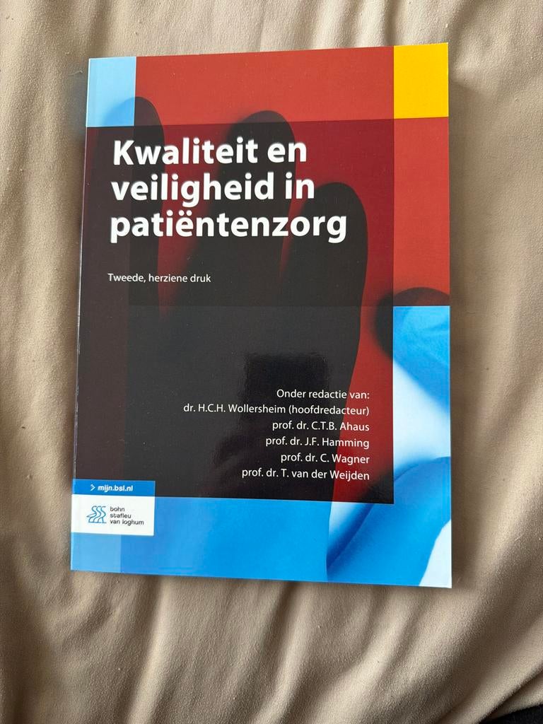 Kwaliteit en veiligheid in patiëntenzorg nieuw - Tweede druk, Ophalen of Verzenden, Gamma, Zo goed als nieuw, HBO