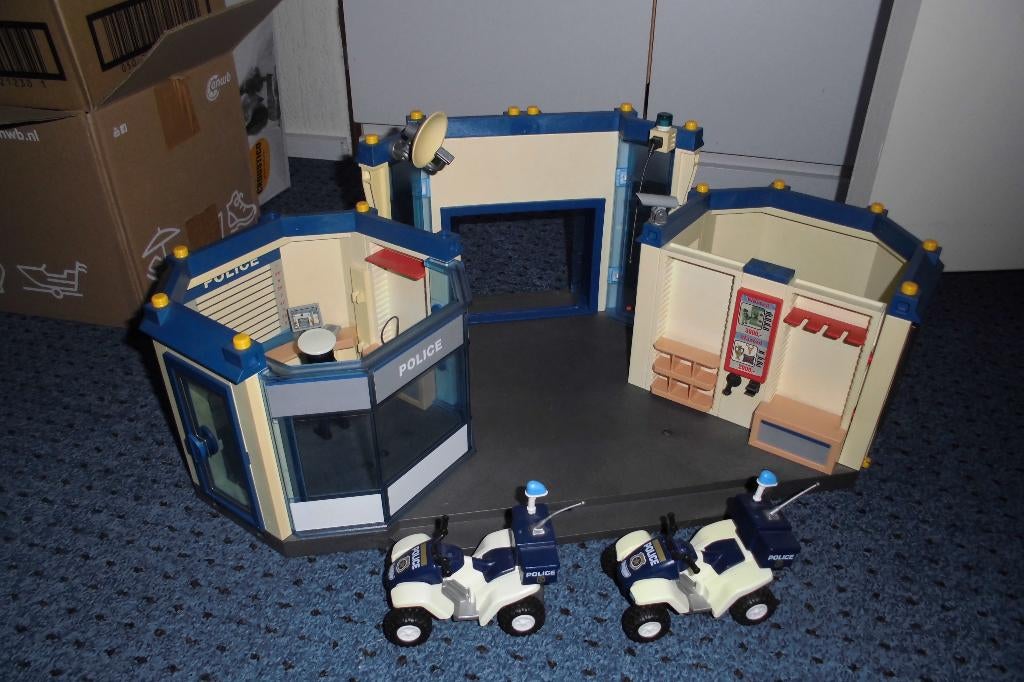 playmobil politiebureau, Ophalen of Verzenden, Zo goed als nieuw, Los playmobil