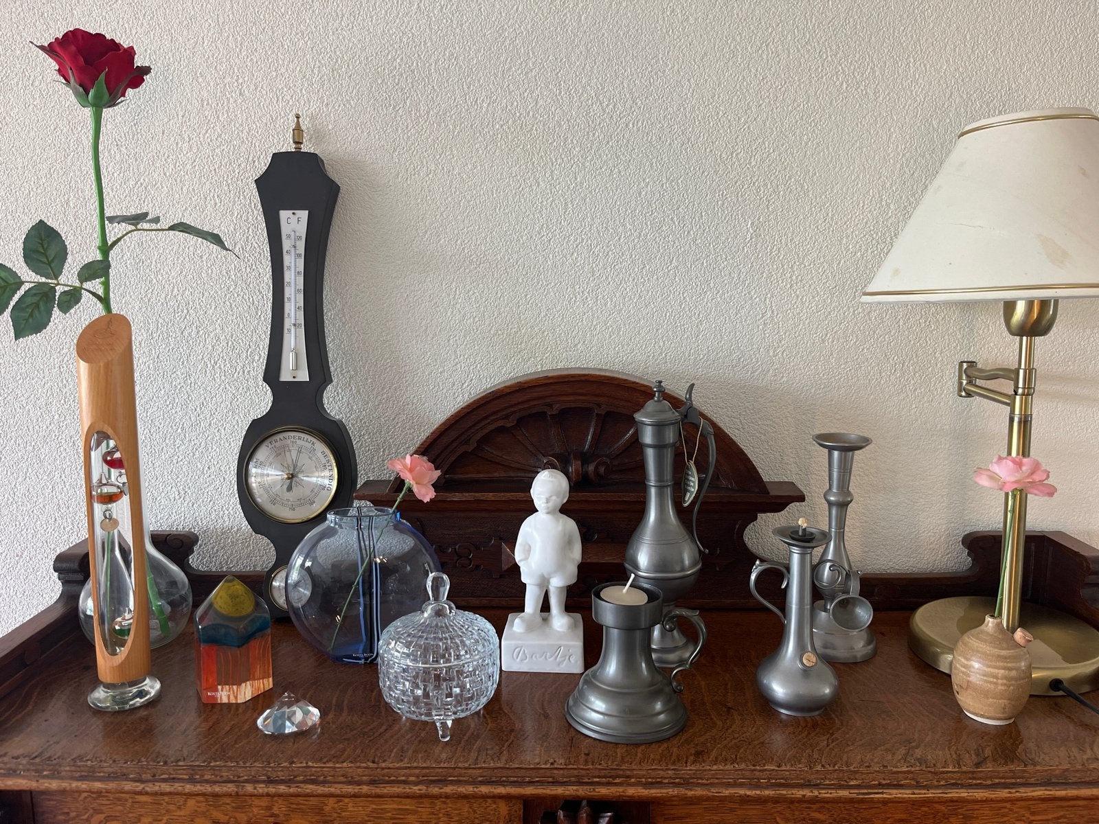 Decoratieve verzameling: Barometer, vazen, kannen en meer, Ophalen