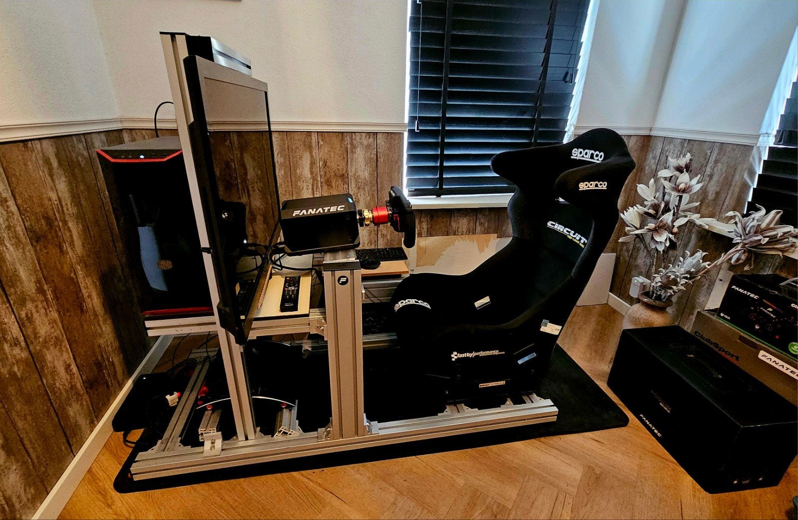 Complete Fanatec Simrig set, Podium DD1, Clubsport, PC, TV.., Ophalen, 1 speler, Racen en Vliegen, Zo goed als nieuw