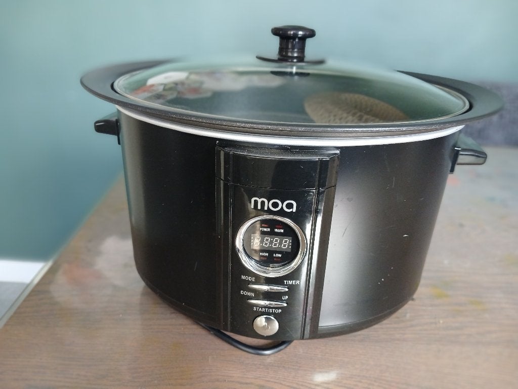 Slowcooker merk MOA, Ophalen, Timer, Zo goed als nieuw