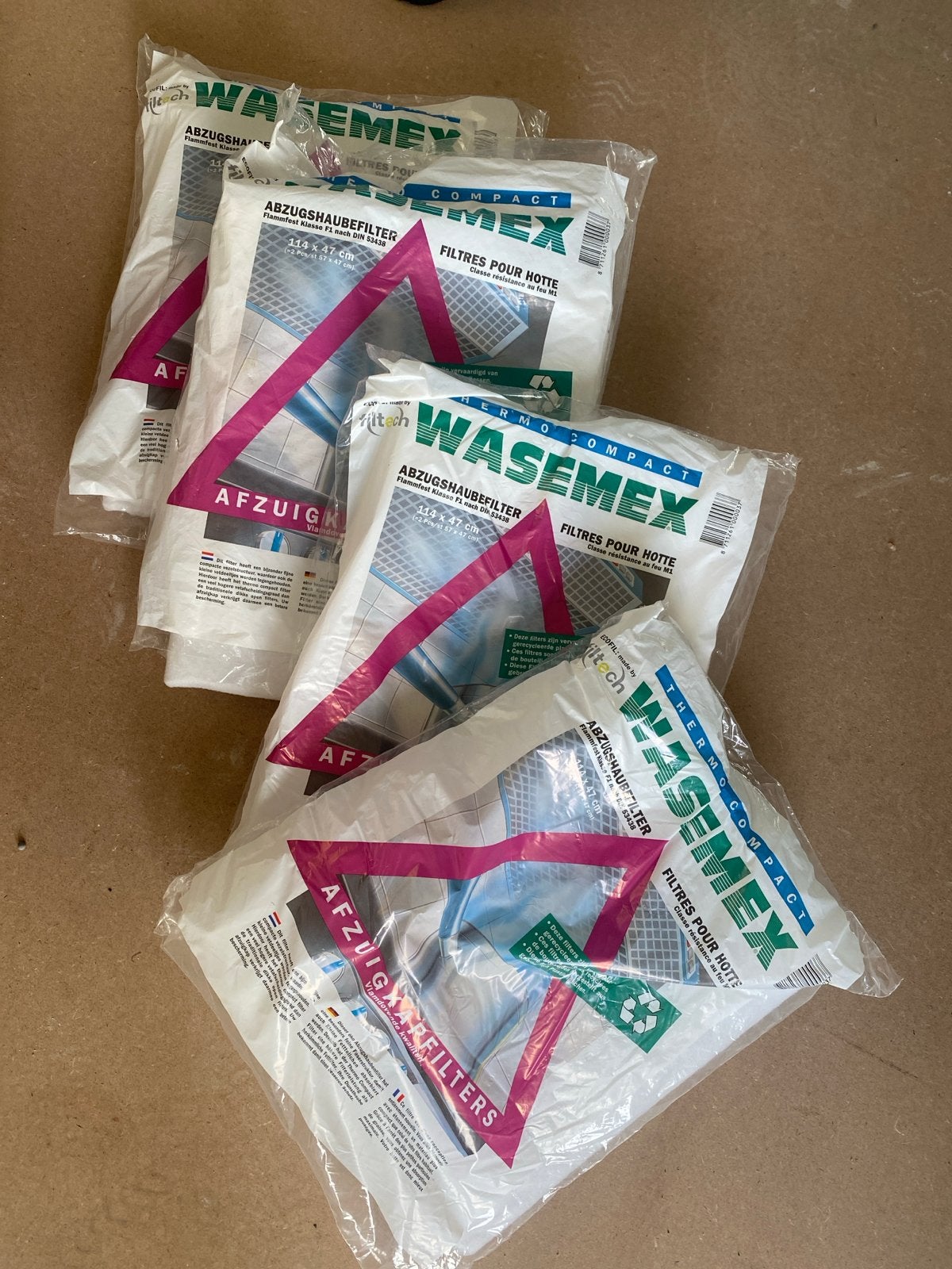 Op maat te knippen afzuigkapfilters - WASEMEX, Overige typen, Nieuw, Ophalen of Verzenden, Inbouw