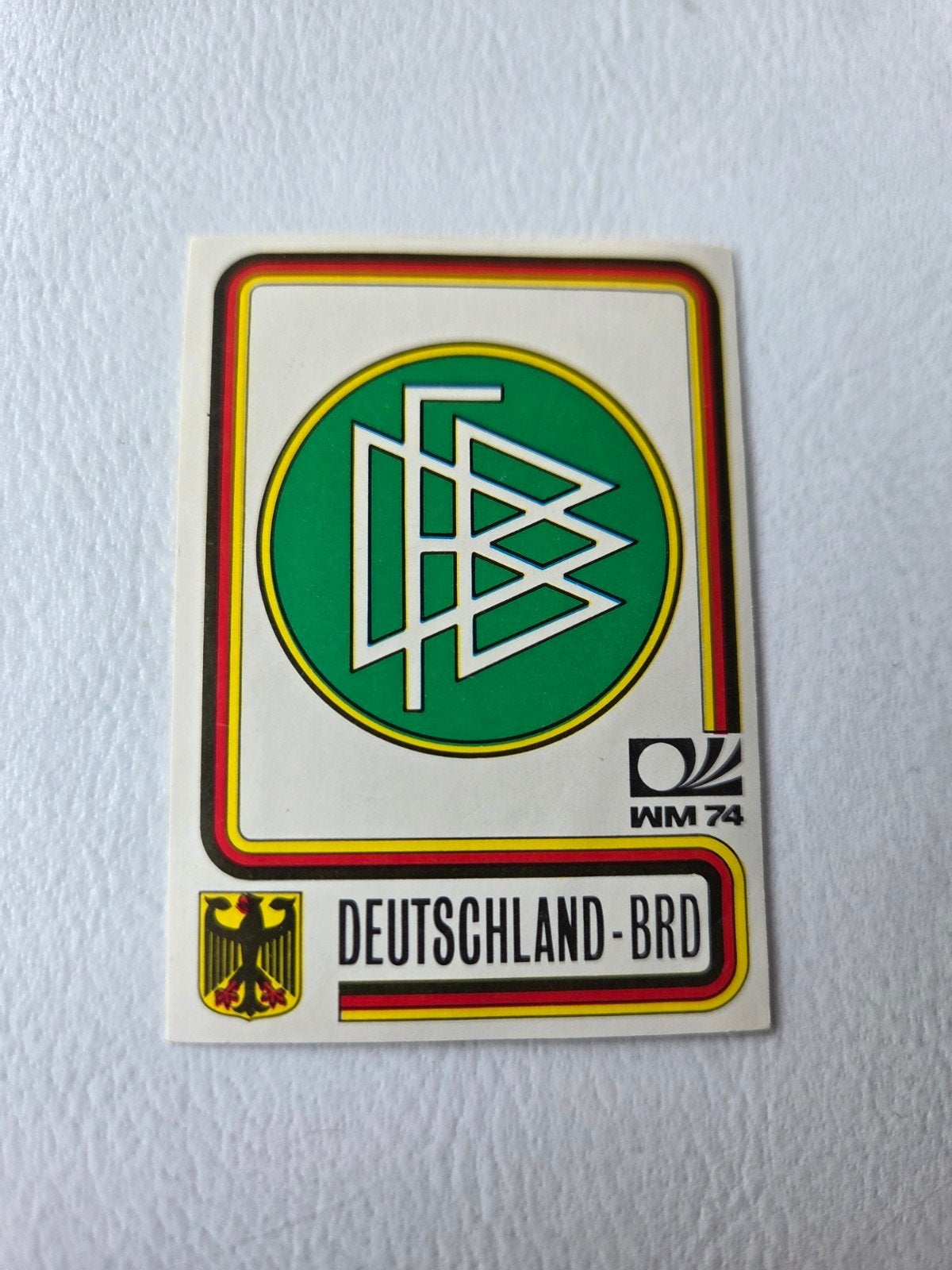 Panini WK 74, Ophalen of Verzenden, Zo goed als nieuw, Sticker
