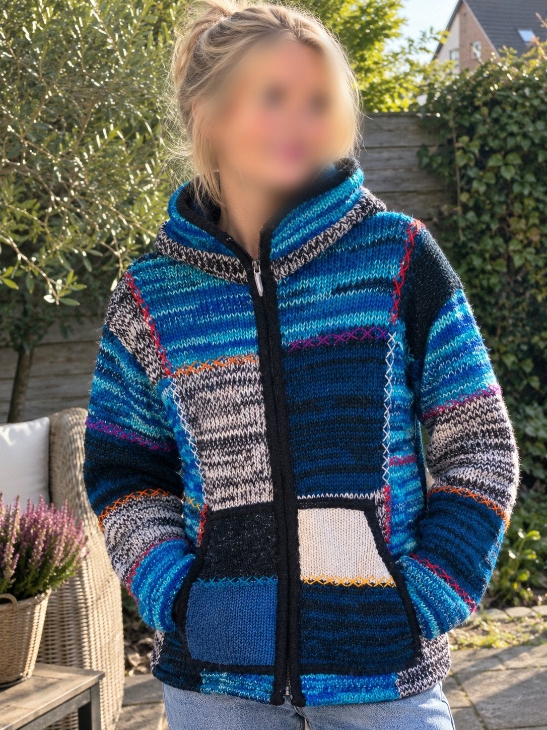 Prachtig wollen vest, nieuw, Blauw, Nieuw, Ophalen of Verzenden, Maat 36 (S)