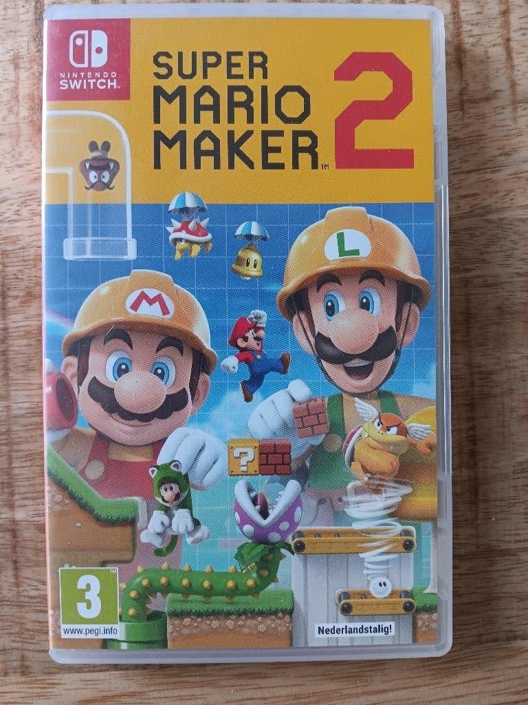 Super Mario Maker 2 voor de Switch, Avontuur en Actie, 2 spelers, Ophalen of Verzenden, Zo goed als nieuw