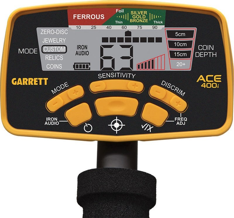 Foto 3 van Garrett ACE 400i metaaldetector Uitleg en demo in Showroom