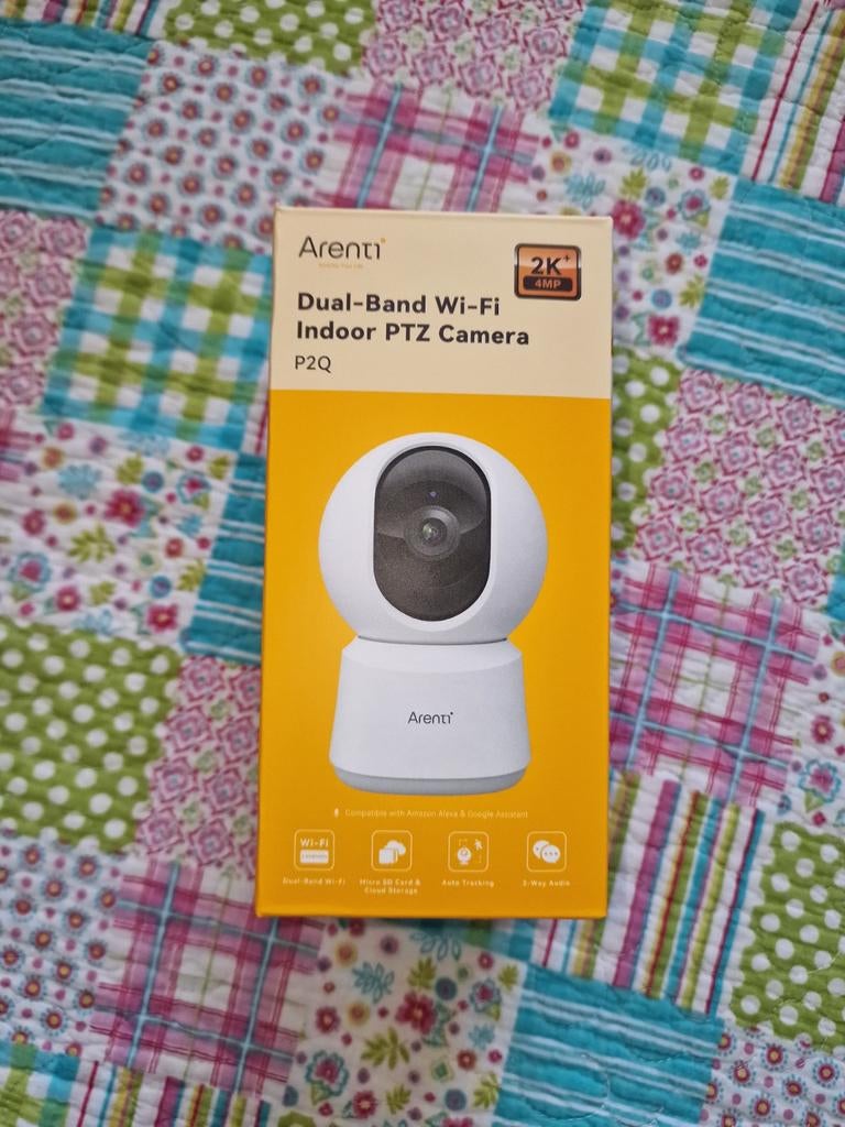 Arenti 2K 4MP Dual-Band Wi-Fi Binnencamera P2Q, Ophalen of Verzenden, Nieuw, Binnencamera
