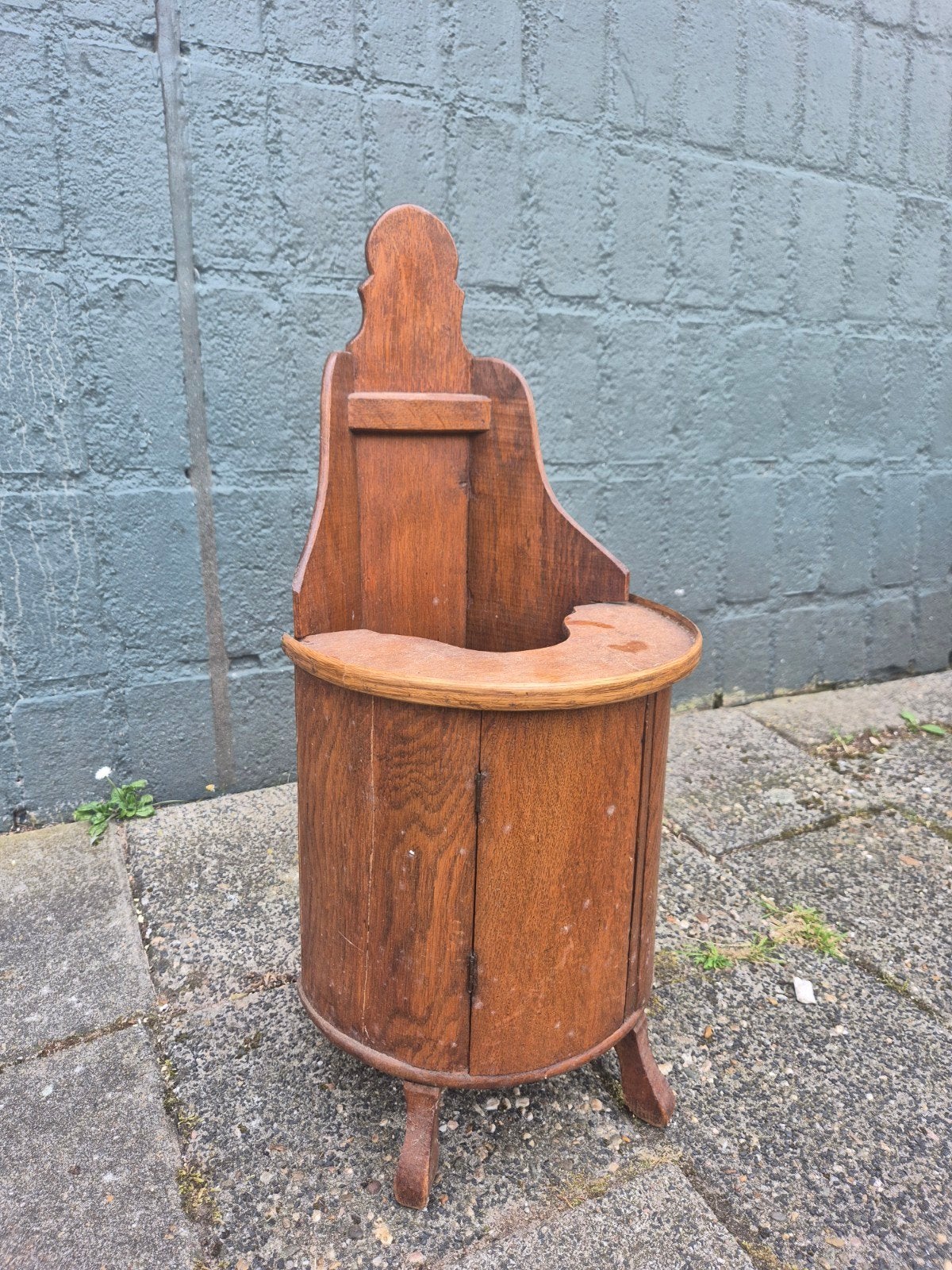 Antieke houten bedpan kast, Antiek en Kunst, Ophalen
