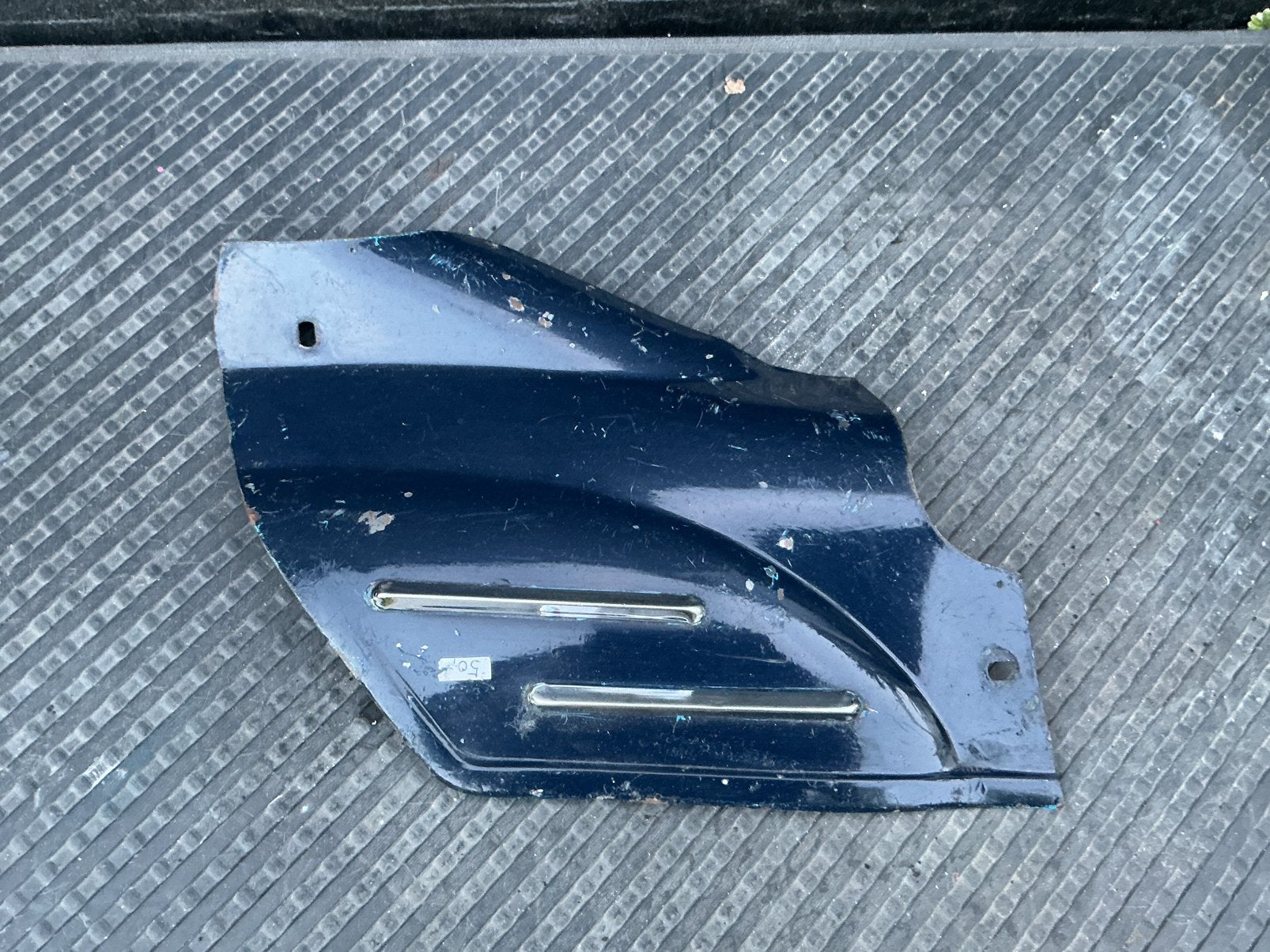 BATAVUS SUPER SPORT MOTOR SCHERM IZGST MET SIER STRIPS, Fietsen en Brommers, Brommeronderdelen | Oldtimers, Ophalen of Verzenden