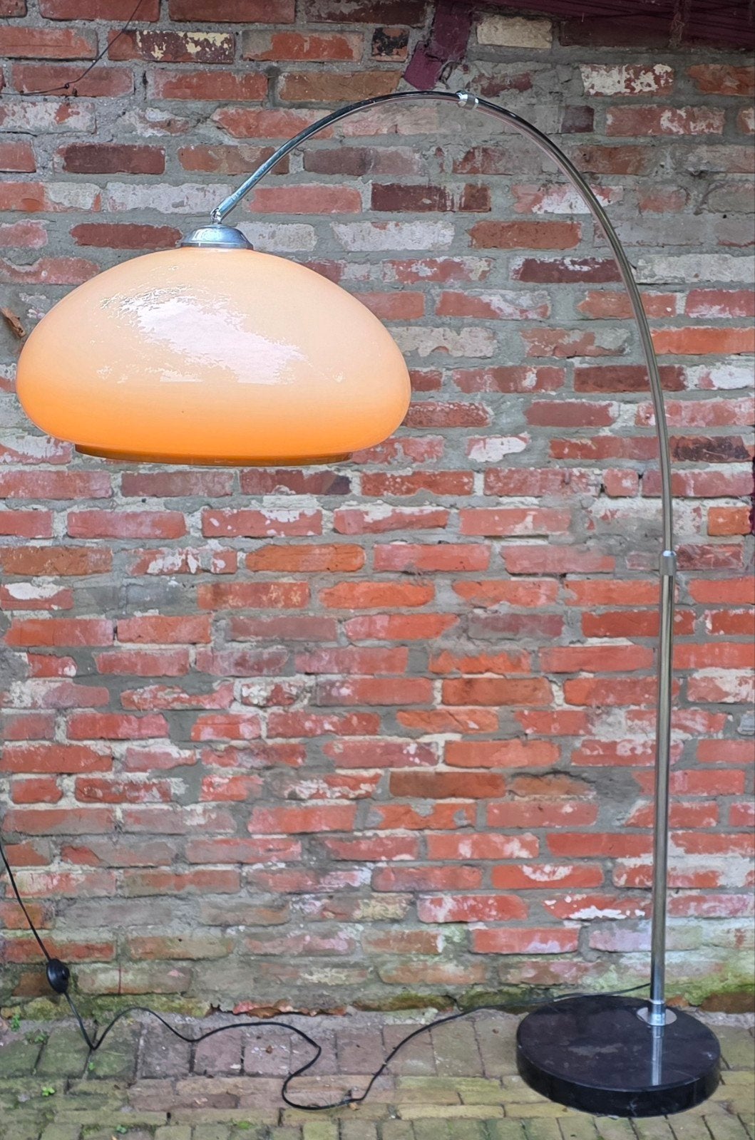 Vintage, design vloerlamp. Mushroom lamp. Jaren 70, Huis en Inrichting, Ophalen, 150 tot 200 cm