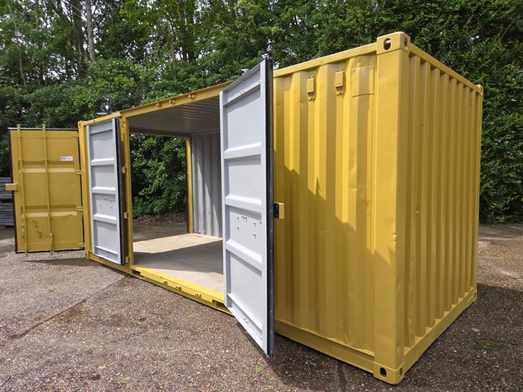 20 ft zeecontainer met extra zijdeuren nieuwbouw, Ophalen of Verzenden