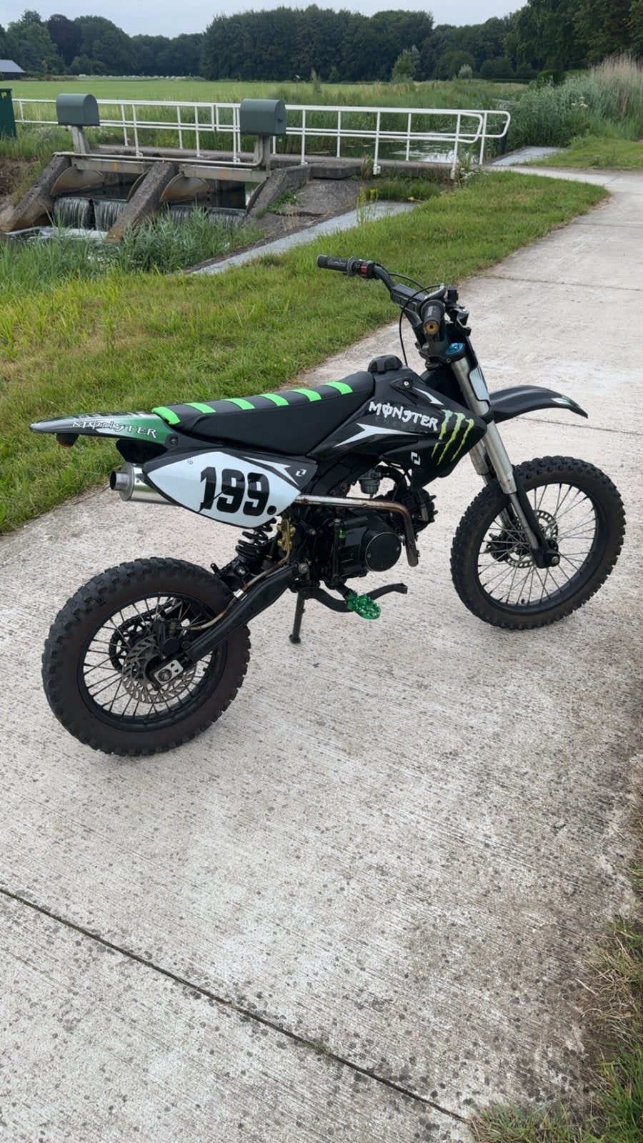 Orion Pitbike 125cc, Ophalen, Gebruikt, Schijfrem, Pitbike