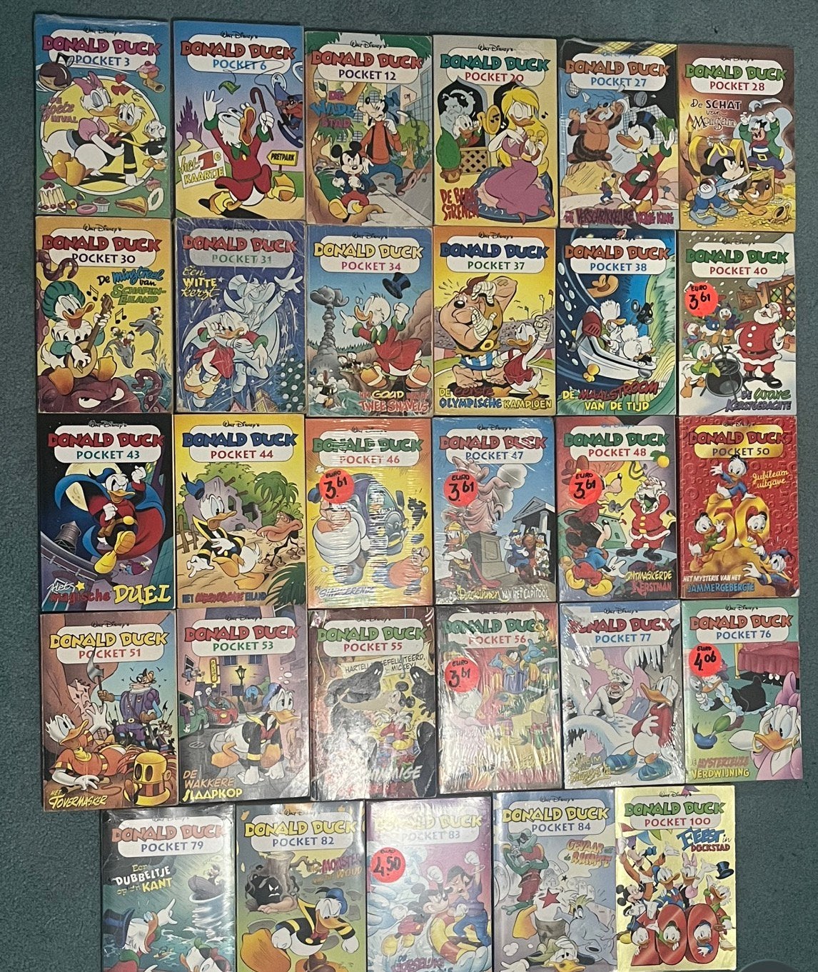 Donald Duck pockets 3-100 sommige nog in de verpakking, Meerdere stripboeken, Ophalen of Verzenden, Gelezen