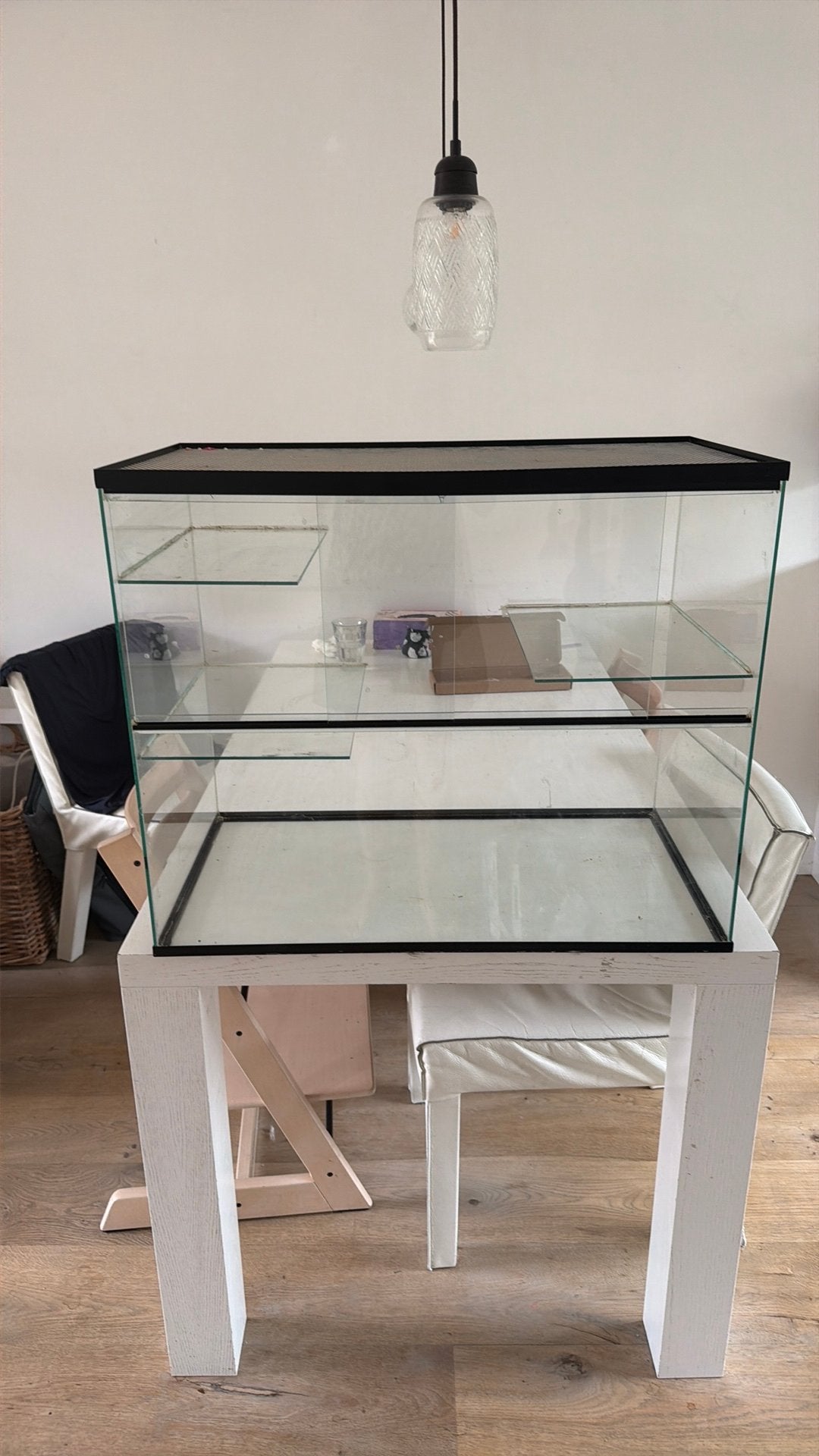Gerbilarium/terrarium, Ophalen, Gebruikt