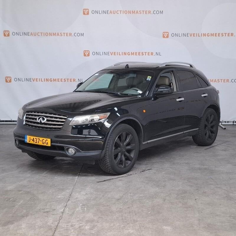 Personenauto Infiniti, FX, 35, zwart, 2005, Automaat, Stoelverwarming, Achterwielaandrijving, 2000 kg