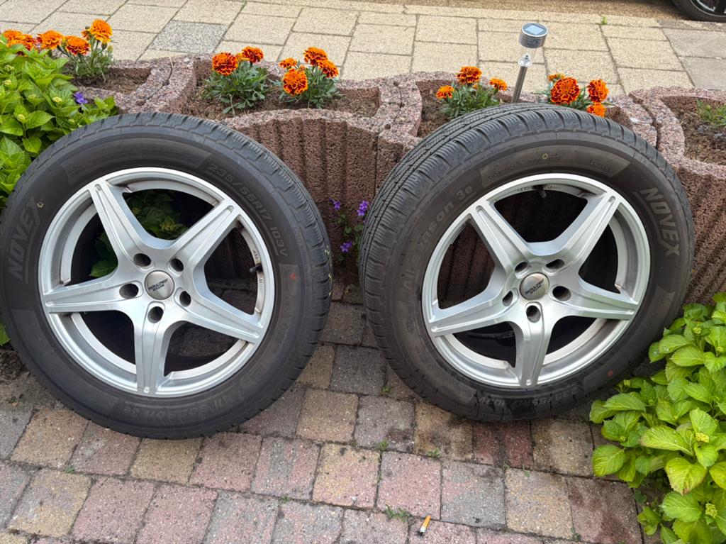 Vw transporter alu velgen 5/120, Ophalen, Bestelwagen, Velg(en), 17 inch