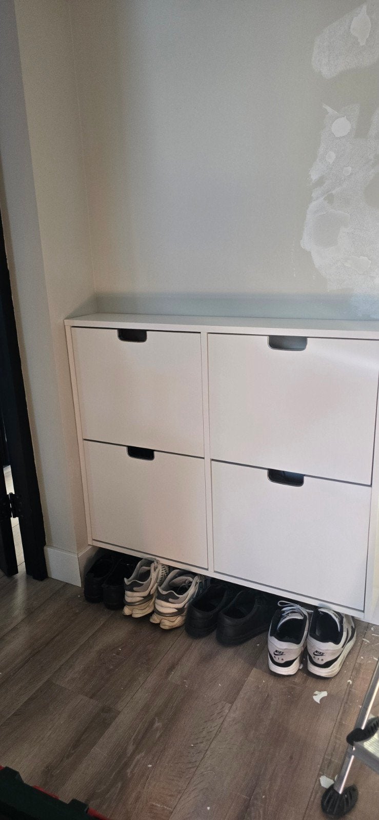 IKEA STÄLL schoenenkast 96x17x90 cm wit, Ophalen of Verzenden, Gebruikt, Modern