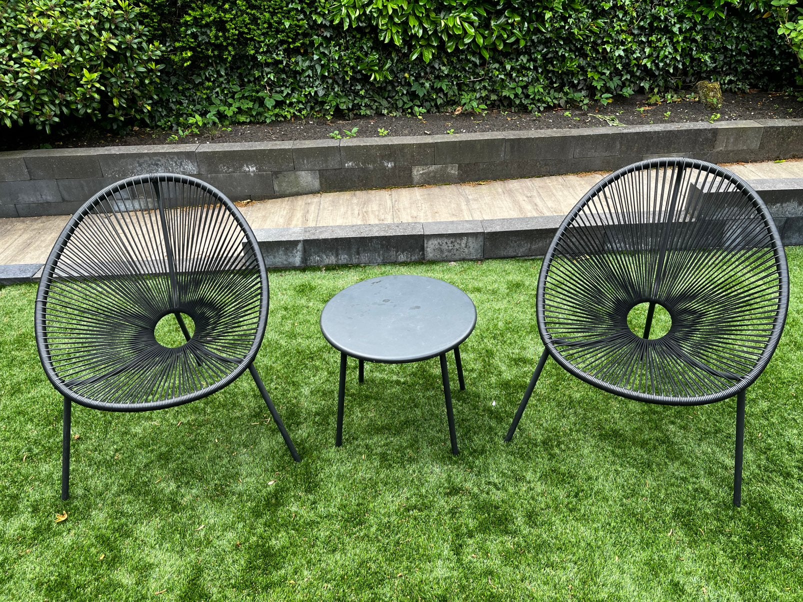 Loungestoelen (set van 2) te koop, Tuin en Terras, Gebruikt, Loungeset, Wicker, Stoel