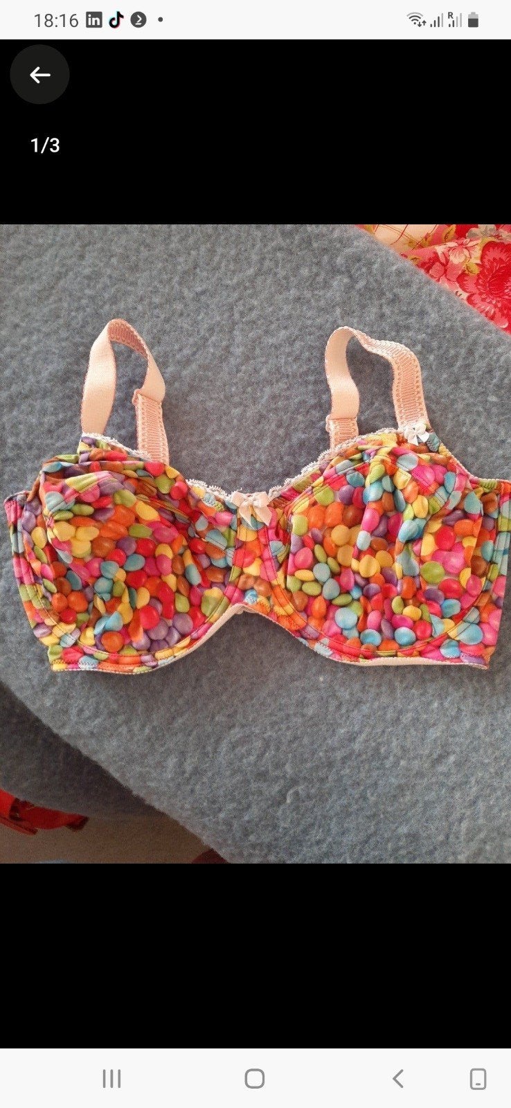 Disismi BH met smarties maat 85 I, Ophalen of Verzenden, BH