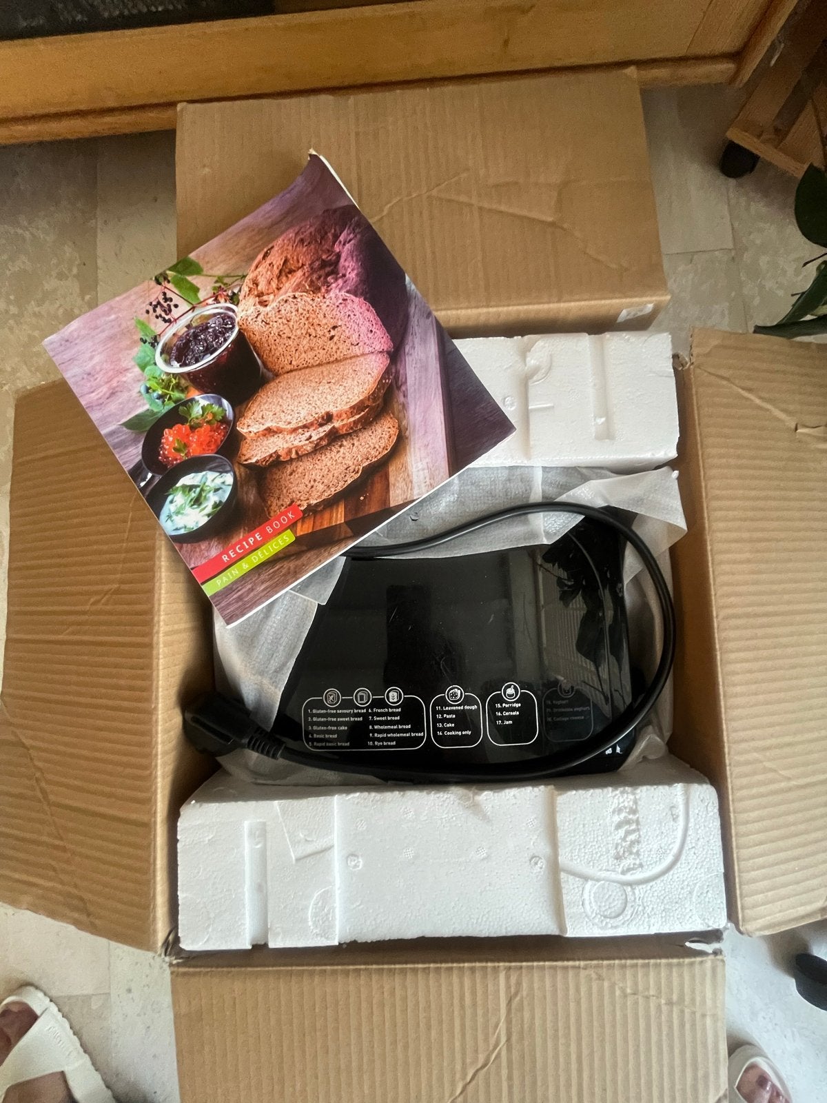 Tefal Pain & Délices Broodbakmachine, Met timer, Meer dan 10 programma's, 800 tot 1200 gram deeg, Ophalen of Verzenden
