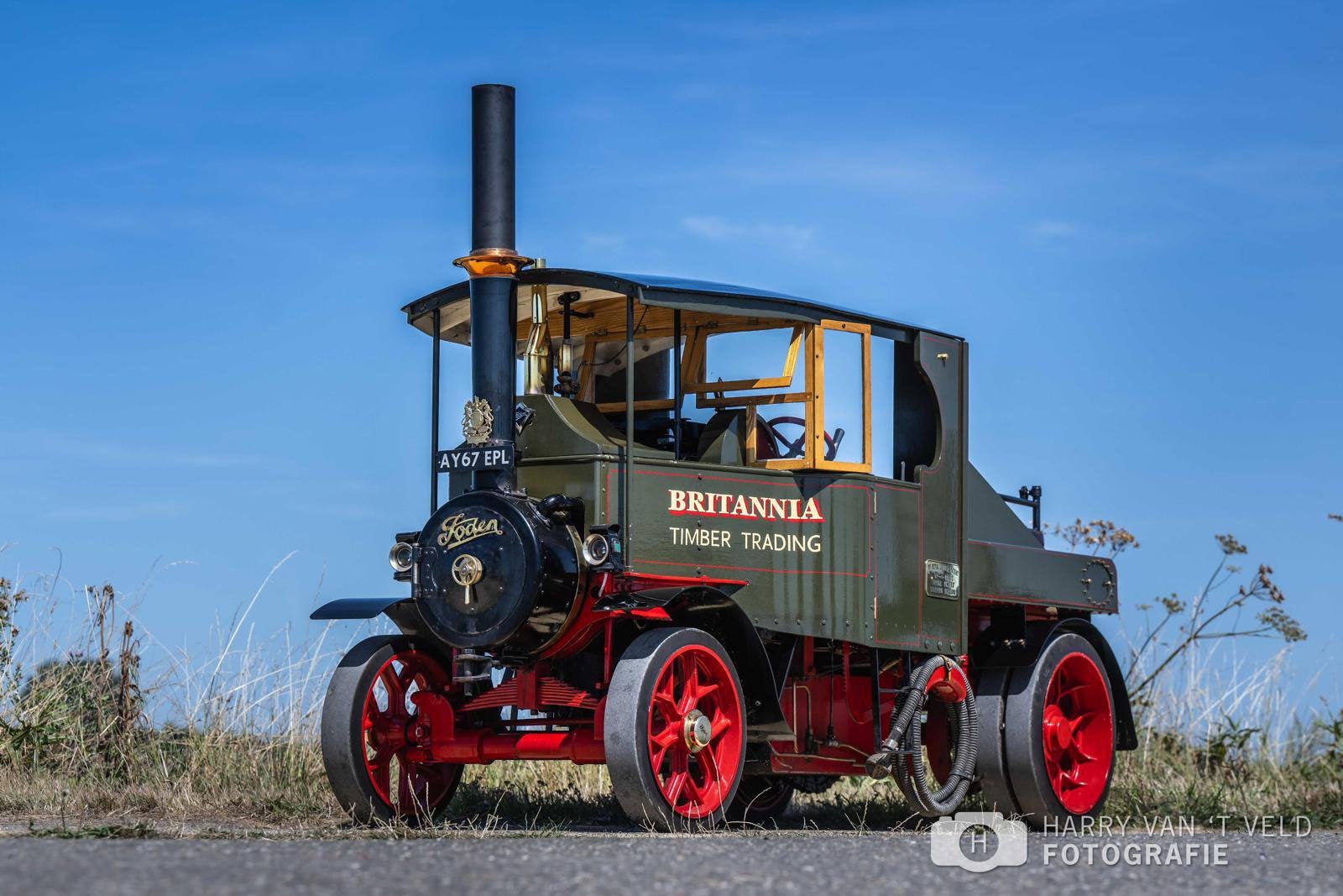 6inch foden swb stoommachine live steam stoom tractor, Ophalen, Zo goed als nieuw, Groter dan 1:32