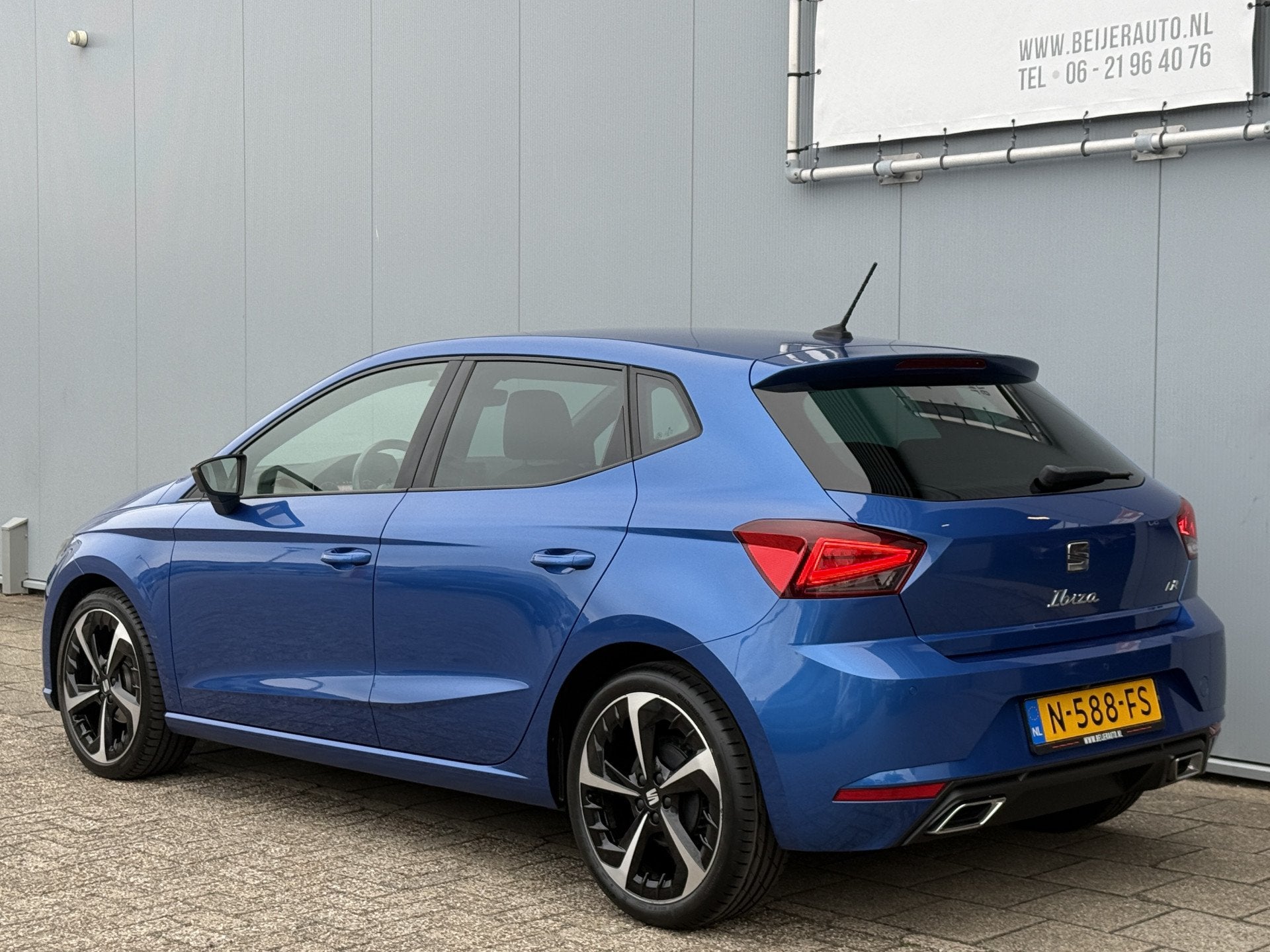 SEAT Ibiza 1.0 EcoTSI FR Business Intense Carplay/18inch., Blauw, Ibiza, Origineel Nederlands, Bedrijf