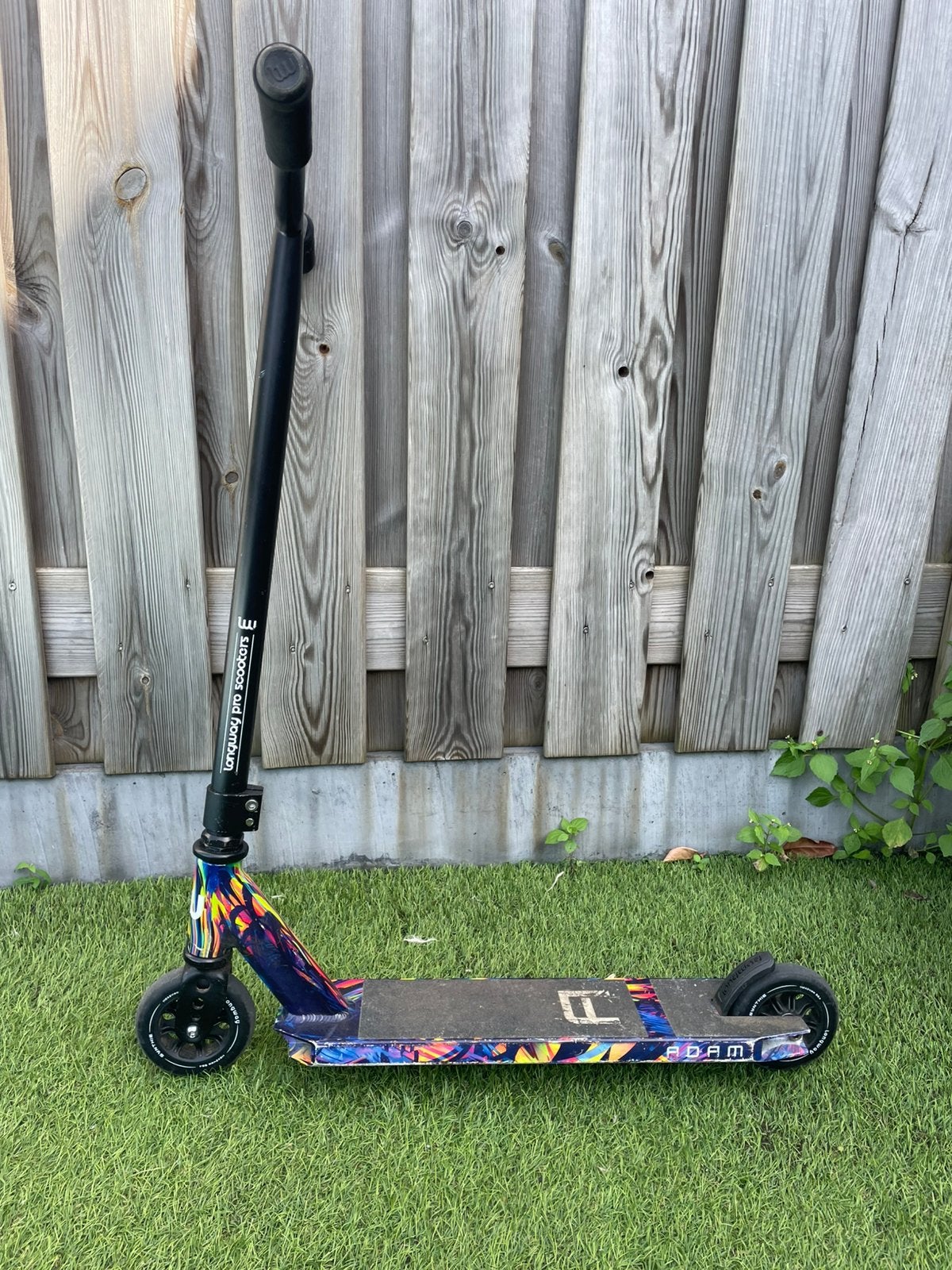 ADAM longway pro scooter (stuntstep), Ophalen of Verzenden, Gebruikt, Overige typen