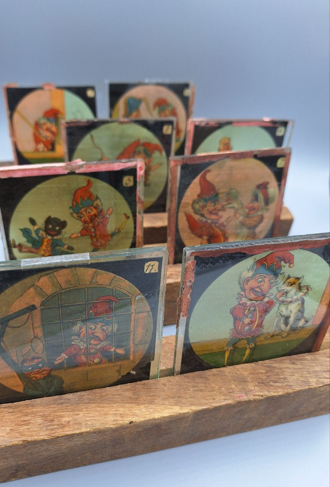 Punch and Judy Toverlantaarn glaasjes, Ophalen of Verzenden