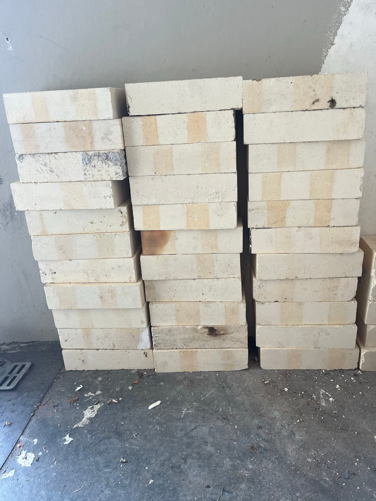 Vuurvaste stenen 212x105x55mm, Ophalen, Gebruikt, Overige typen