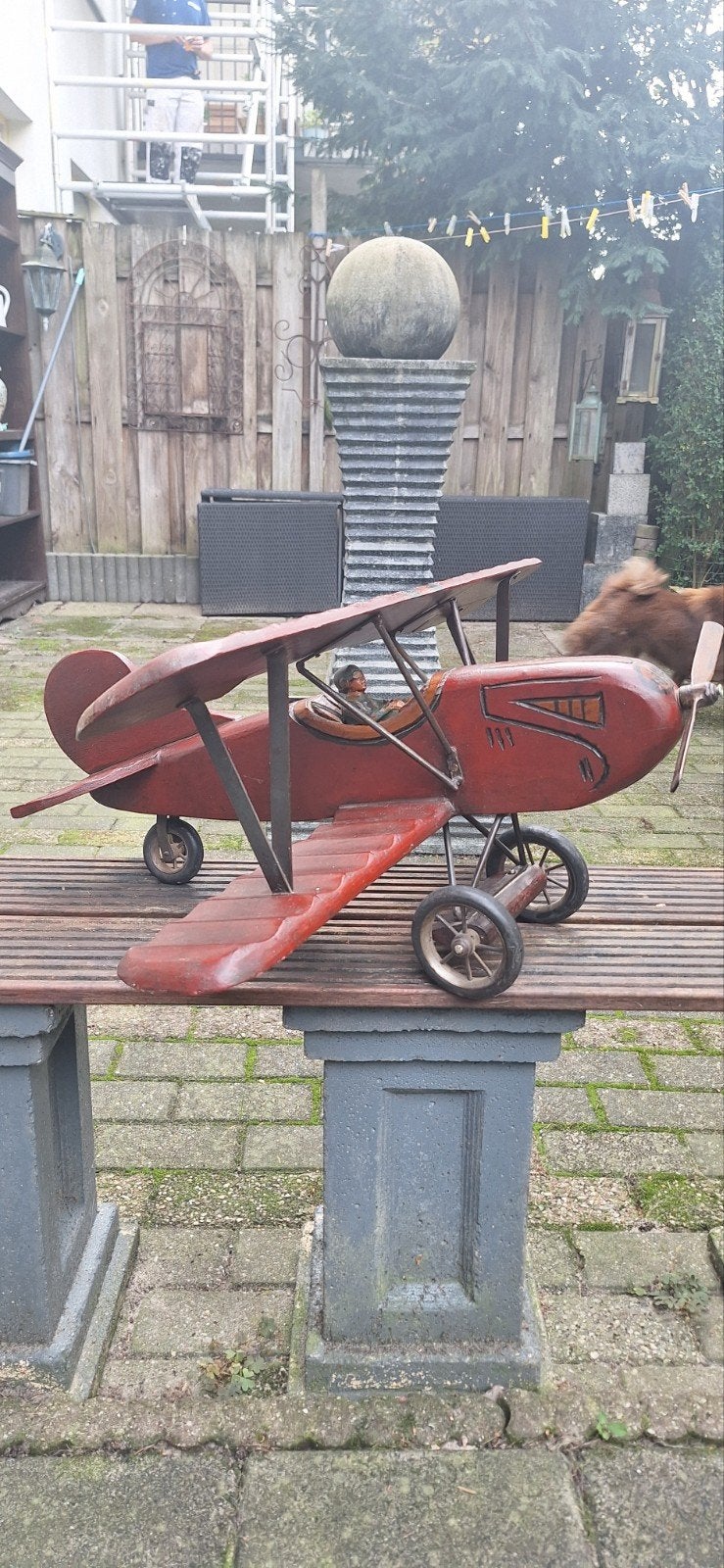 Decoratief Vliegtuig Model - Vintage Stijl, Gebruikt, Groter dan 1:72, Vliegtuig, Ophalen