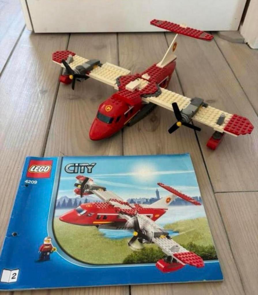 Lego 4209 Water vliegtuig De bosbrand moet onder controle, Lego, Ophalen of Verzenden, Complete set, Inclusief instructies